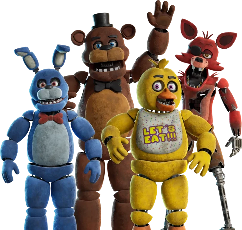 Freddy, Bonnie, Chica y Foxy